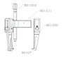 Forza Extractor de 3 Patas Serie 9000T 160 x 160